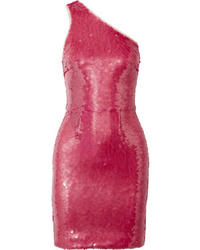 Hot Pink Sequin Bodycon Dress