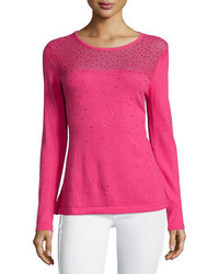 Hot Pink Sequin Sweater