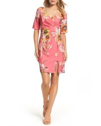 Adrianna Papell Beckoning Bouquets Sheath Dress