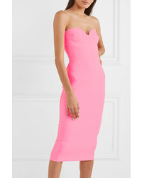 Alex Perry Corley Less Neon Crepe Dress
