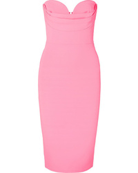Alex Perry Corley Less Neon Crepe Dress