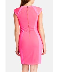 Ted Baker London Jineen Texture Panel Sheath Dress