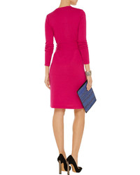 Diane von Furstenberg Linda Wool Blend Wrap Dress