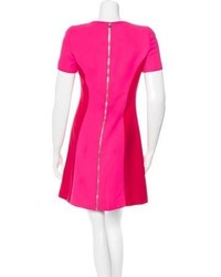 Versace Silk Colorblock Dress