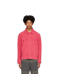 Homme Plissé Issey Miyake Pink Pleated Tailored Jacket