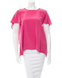 Sportmax Cap Sleeve Drape Accented Top W Tags