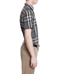 Burberry Brit Nelson Trim Fit Short Sleeve Sport Shirt