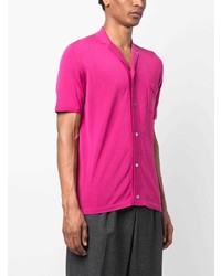 Drumohr Short Sleeve Buttoned Cotton Shirt