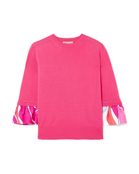 Emilio Pucci Printed Med Wool Sweater