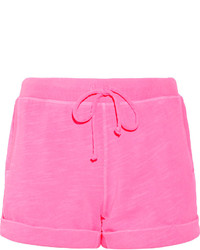 Splendid Cotton Terry Shorts Pink