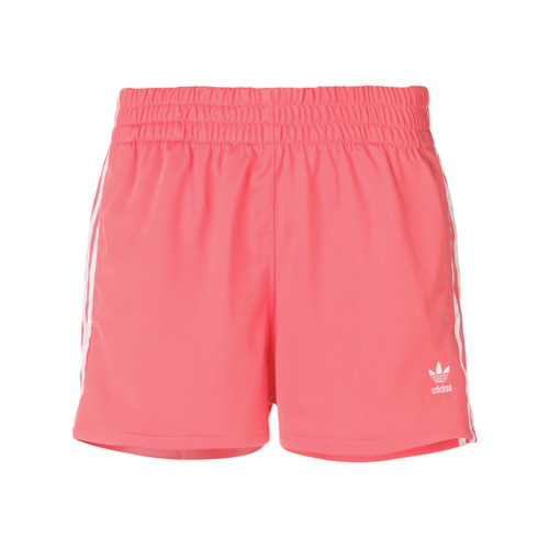 adidas pink 3 stripe shorts