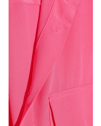 Equipment Slim Signature Washed Silk Top Pink
