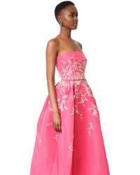 Monique Lhuillier Strapless Ball Gown