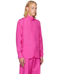 Valentino Pink Silk Shirt