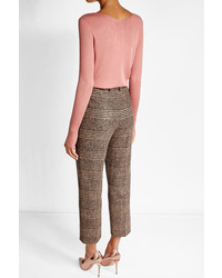 Nina Ricci Ribbed Cashmere Pullover With Silk