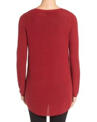 Eileen Fisher Silk Organic Cotton Tunic Sweater