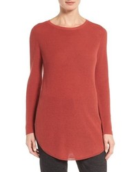 Eileen Fisher Silk Organic Cotton Tunic Sweater