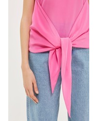 Boutique Silk Knot Front Vest