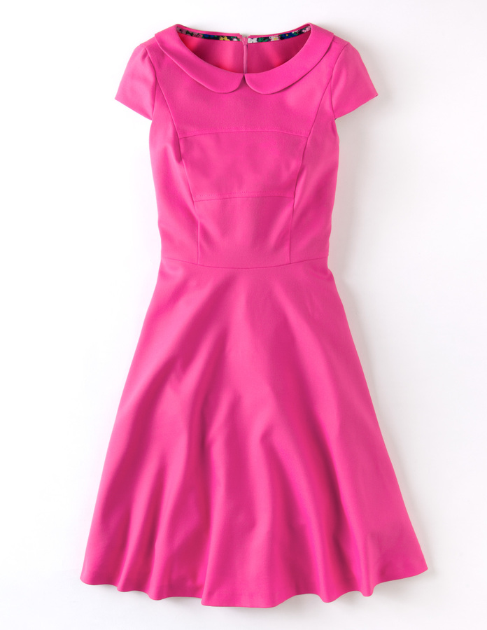 pink peter pan dress