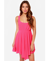 LuLu*s Lulus Tie Way Or The Highway Pink Dress