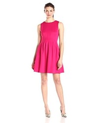 Vince Camuto Sleeveless Fit And Flare Dress