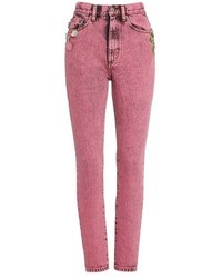 Marc Jacobs Overdyed Bleach Crop Jeans