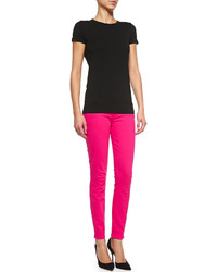 7 For All Mankind Slim Illusion Pdf Brights Skinny Jeans Paradise Pink