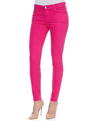 hot pink skinny jeans womens