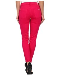 7 For All Mankind The Ankle Skinny In Paradise Pink