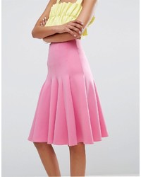 Asos Prom Skirt With High Waist In Scuba