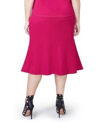 Rachel Roy Rachel Pebble Jacquard Fit Flare Skirt
