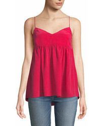 7 For All Mankind Silk Babydoll Camisole Top