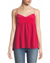 7 For All Mankind Silk Babydoll Camisole Top