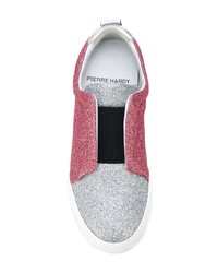 Pierre Hardy Glitter Slip On Sneakers