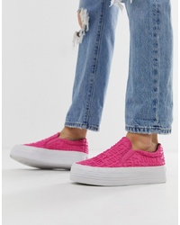 Juicy Couture Slip On Logo Trainers