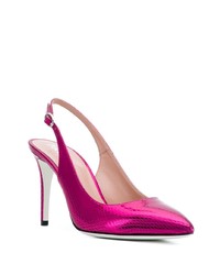 Pollini Pink Pointed Pumps