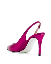 Pollini Pink Pointed Pumps