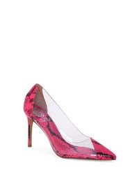 Vince Camuto Poised Cap Toe Clear Pump