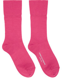 Comme des Garcons Comme Des Garons Pink Long Socks
