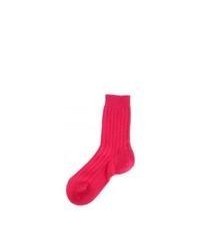 Pantherella Tabitha Cashmere Socks Bright Pink