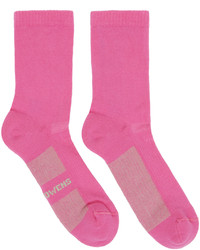 Rick Owens Pink Glitter Socks
