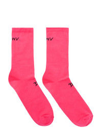 Misbhv Pink Logo Socks