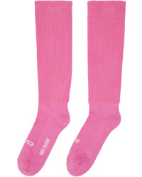 Rick Owens Pink So Cunt Socks