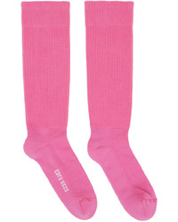 Rick Owens Pink Thick Socks