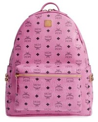 Hot Pink Star Print Backpack