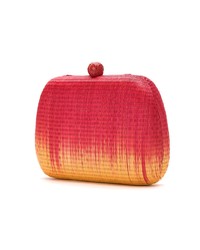 Serpui Woven Pattern Clutch