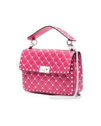 Valentino Pink Free Rockstud Spike Shoulder Bag