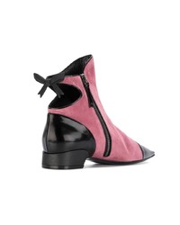 Fabrizio Viti Pink Suede Take A Bow 30 Boots