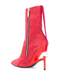 Unravel Project Structured Heel Ankle Boots