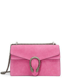 Gucci Dionysus Small Suede Shoulder Bag Bright Pink